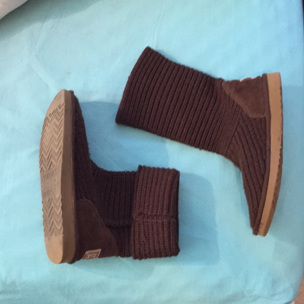 UGG knit foldable 2 way boots